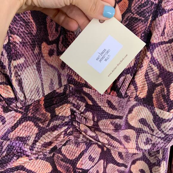 Atelier Multicolor Knit Sheath Dress - Picture 5 of 10